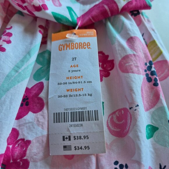 NWT Gymboree Pink Floral Sundress and Panty Set - Picture 9 of 12